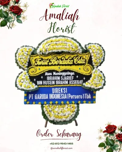 Papan Bunga Duka di Ciawi