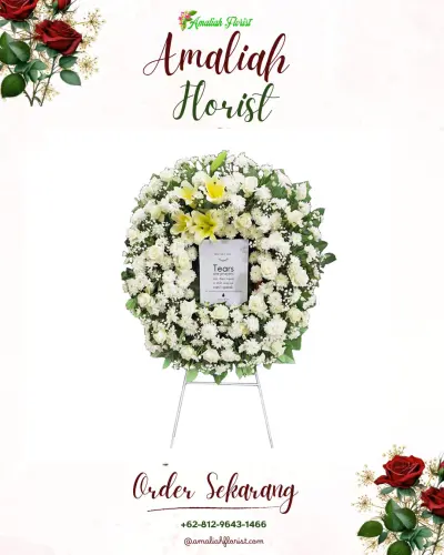Krans Bunga Duka Cita di Ciawi
